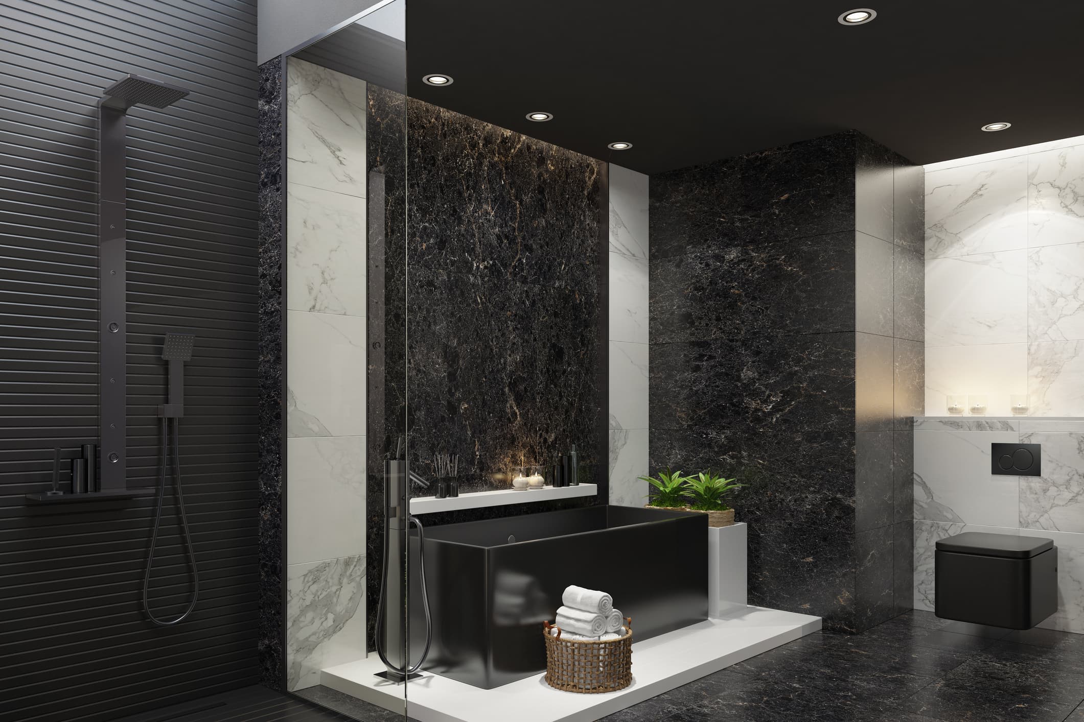 Tendencia baños en negro Tendencia baños en negro