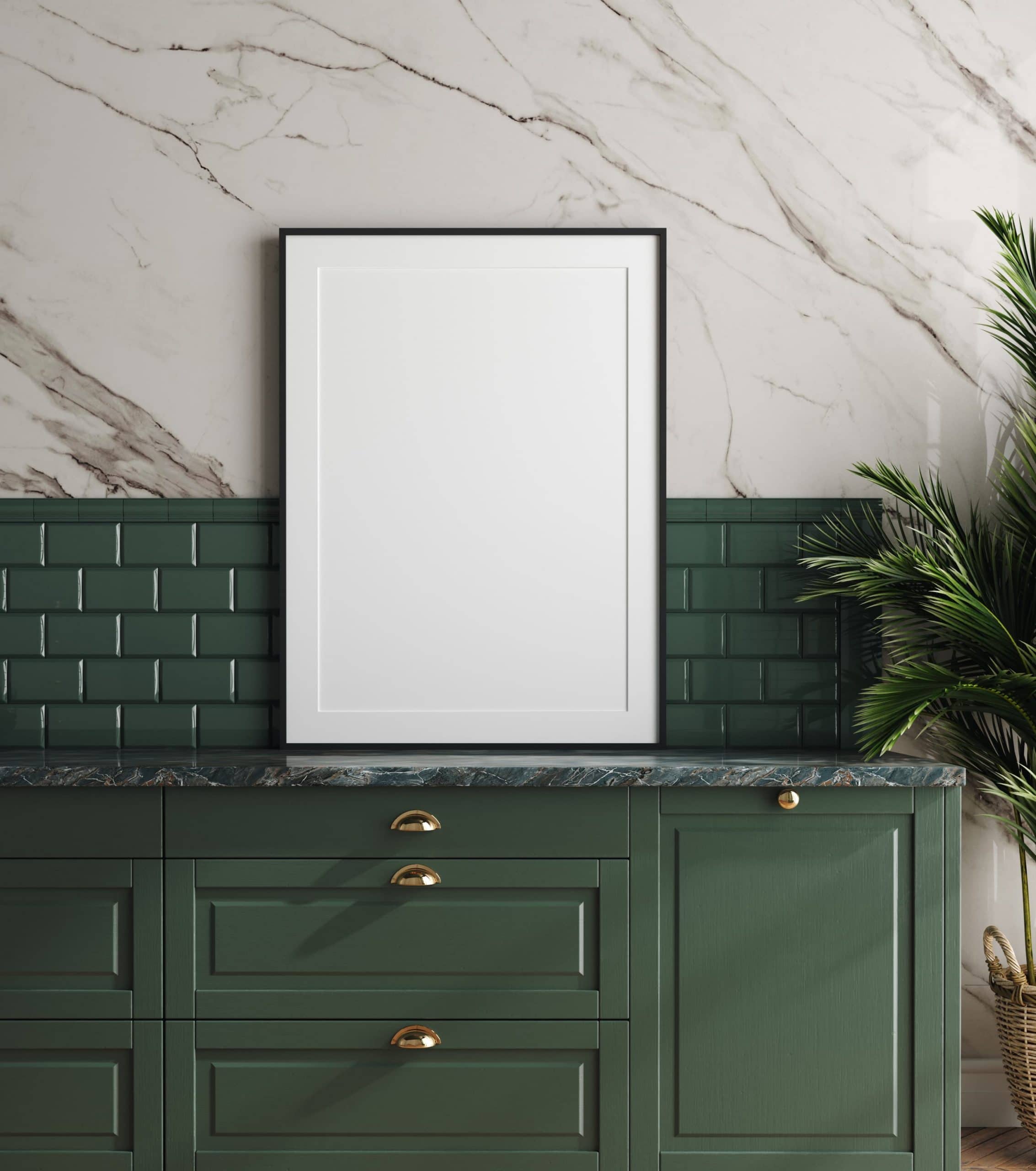 Los colores vivos siguen en tendencia: cocinas en tonos verdes