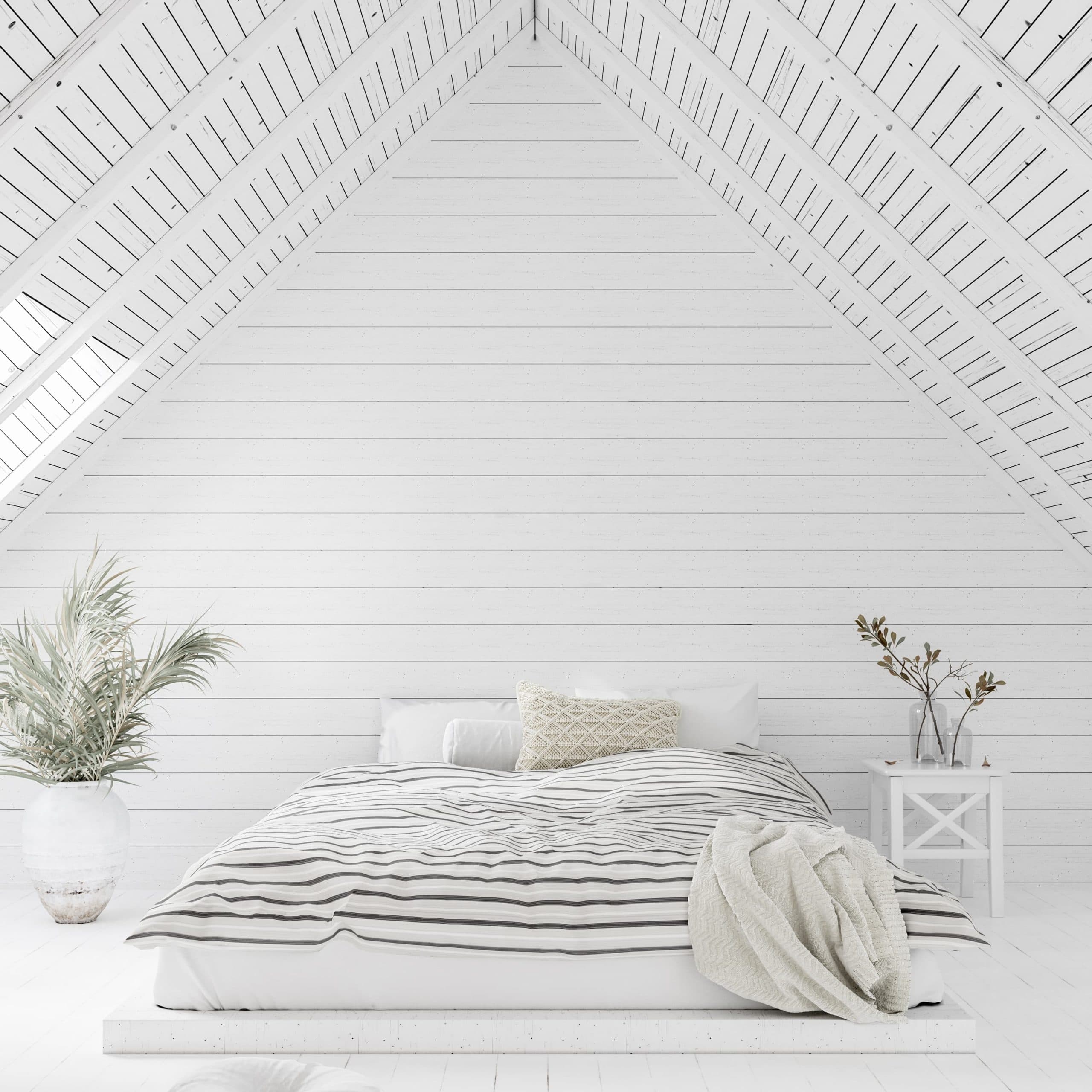 Inspiración de dormitorios en tonos blancos. ¡Ideal para relajarte!