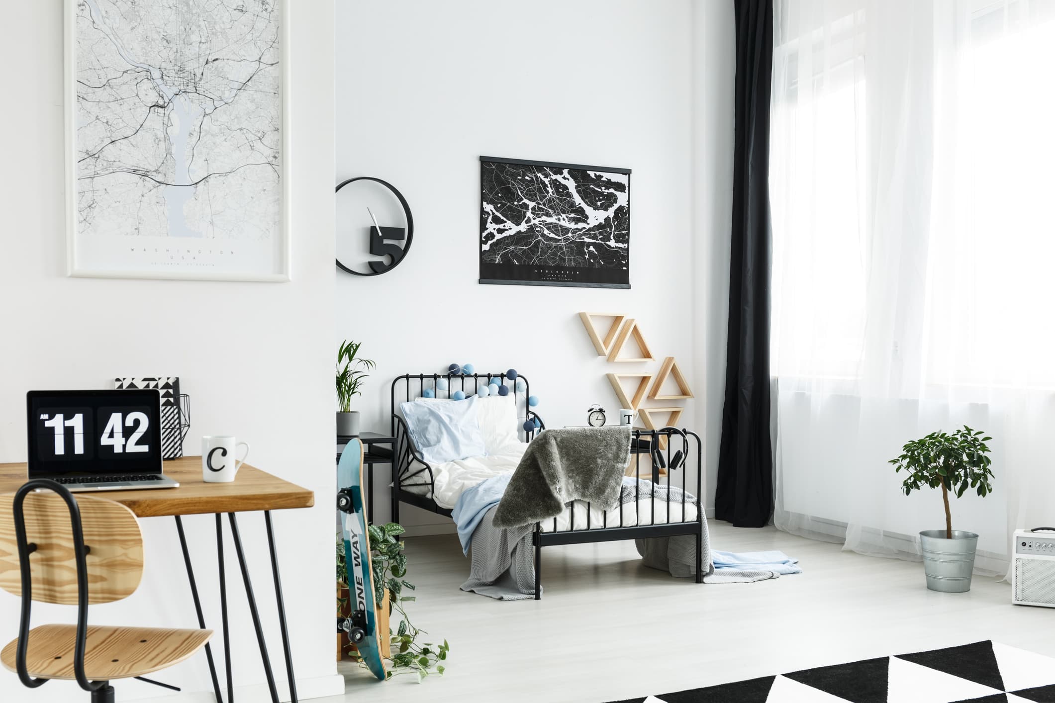 ¿Cómo es la decoración de una habitación juvenil en 2021?