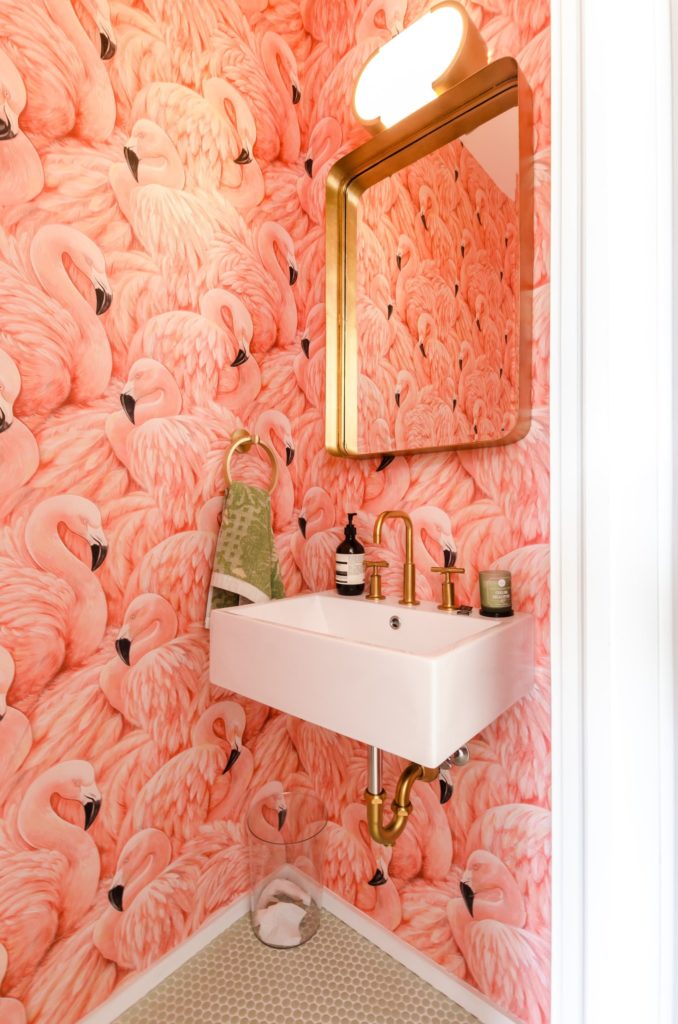 Papel pintado para el baño
